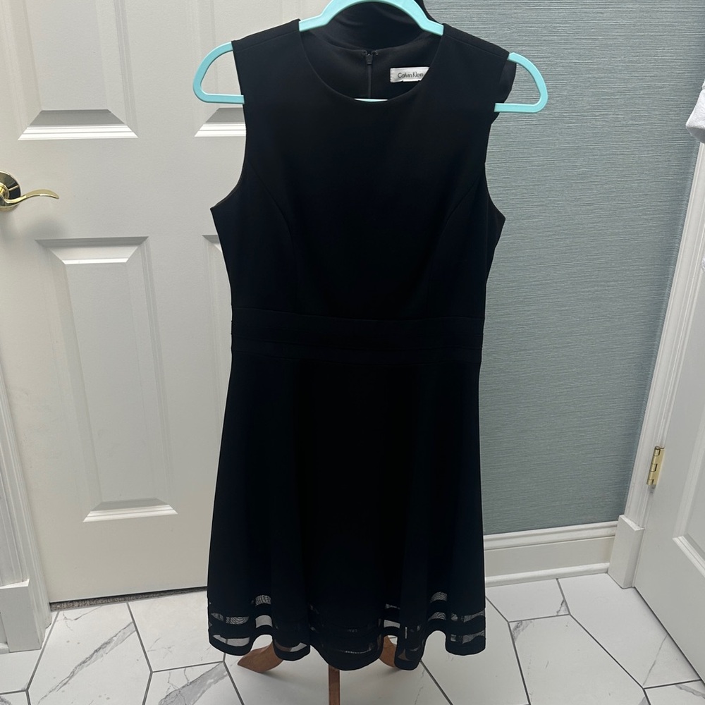 Calvin Klein Black Midi Dress